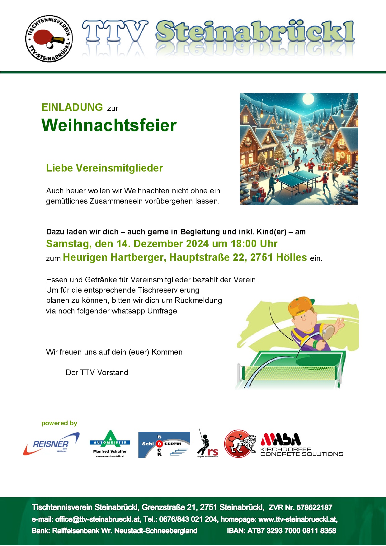 2024 TTV Weihnachtsfeier